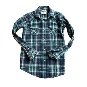 ariat girls retro fit flannel Size Medium